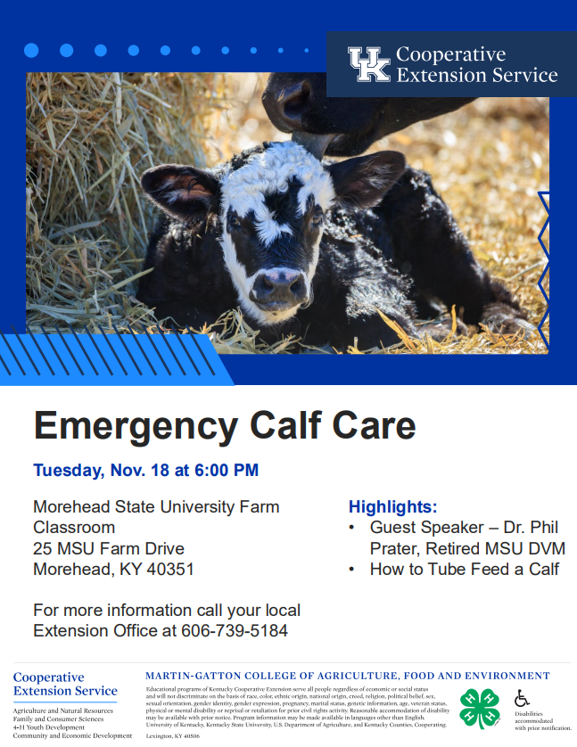 Emergency Calf Care Flyer